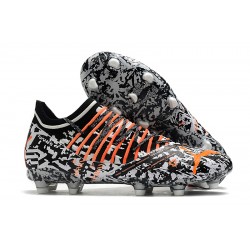 Kopacky Puma Future Z 1.3 FG Low Bílý Černá And Oranžovýý Pánské 