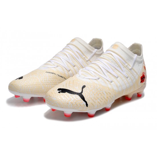 Kopacky Puma Future Z 1.3 Instinct FG Low Béžový Růžový Bílý For Pánské Dámské