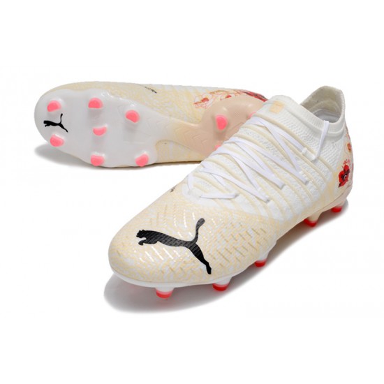 Kopacky Puma Future Z 1.3 Instinct FG Low Béžový Růžový Bílý For Pánské Dámské