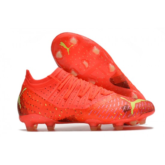 Kopacky Puma Future Z 1.3 Instinct FG Low Červené Žlutý For Pánské Dámské