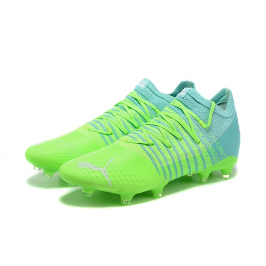 Kopacky Puma Future Z 1.3 Instinct FG Low Turqoise Zelená Pánské