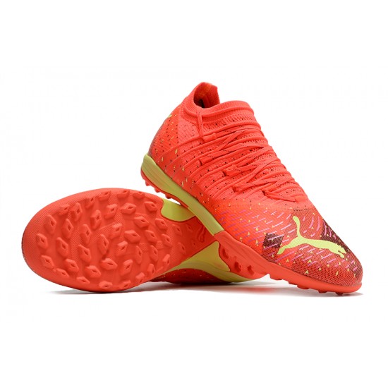 Kopacky Puma Future Z 1.3 Instinct TF Low Červené Zlato Pánské