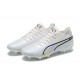 Kopacky Puma King Ultimate Icon MG Low Bílý Černá Růžový Pánské