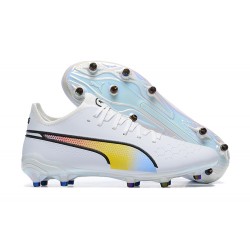 Kopacky Puma King Ultimate Icon MG Low Bílý Multi Pánské 