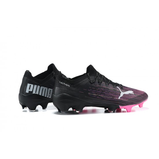 Kopacky Puma Ultra 1 2 FG Růžový Bílý Černá Low Pánské