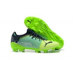 Kopacky Puma Ultra 1 3 FG AGG Sunblaze Puma Bílý Modrýmazing Černá Zelená Low Pánské 