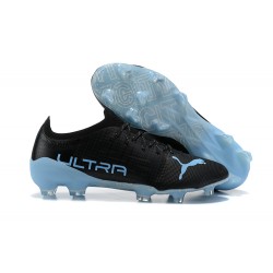 Kopacky Puma Ultra 1 3 FG AGG Sunblaze Puma Bílý Modrýmazing LightModrý Černá Low Pánské 