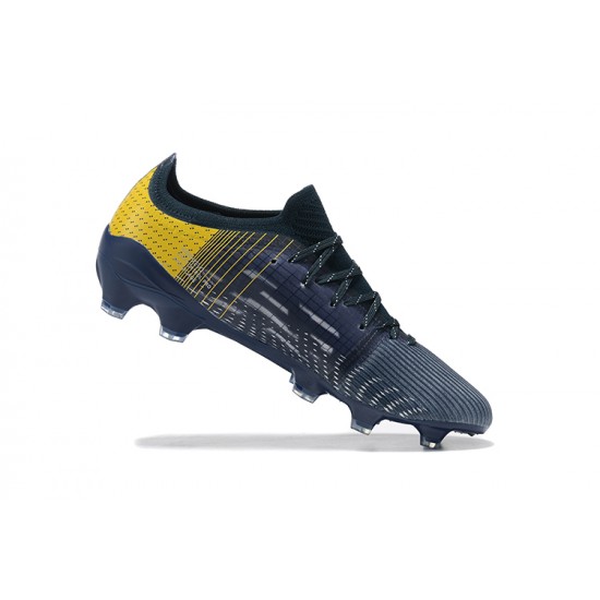 Kopacky Puma Ultra 1 3 FG Černá Bílý Žlutý Low Pánské