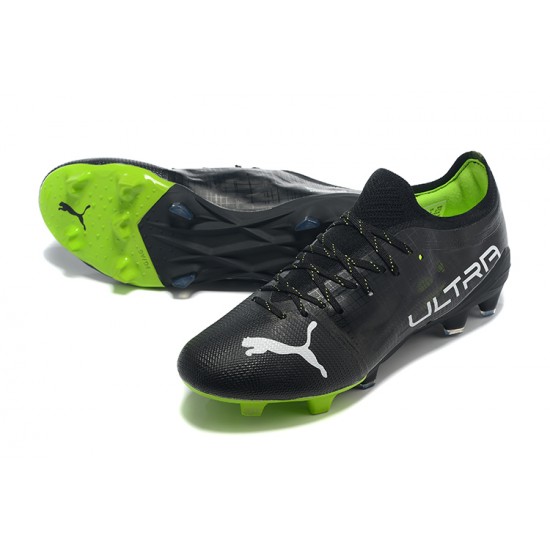 Kopacky Puma Ultra 1 4 Instinct FG Černá Zelená Low Pánské