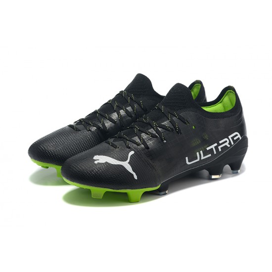 Kopacky Puma Ultra 1 4 Instinct FG Černá Zelená Low Pánské