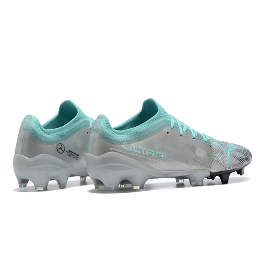 Kopacky Puma Ultra 1 4 Instinct FG Zlato Modrý Low Pánské