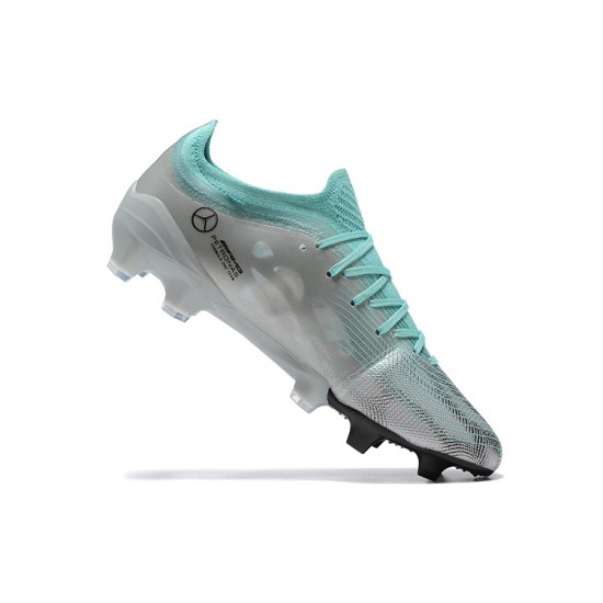 Kopacky Puma Ultra 1 4 Instinct FG Zlato Modrý Low Pánské