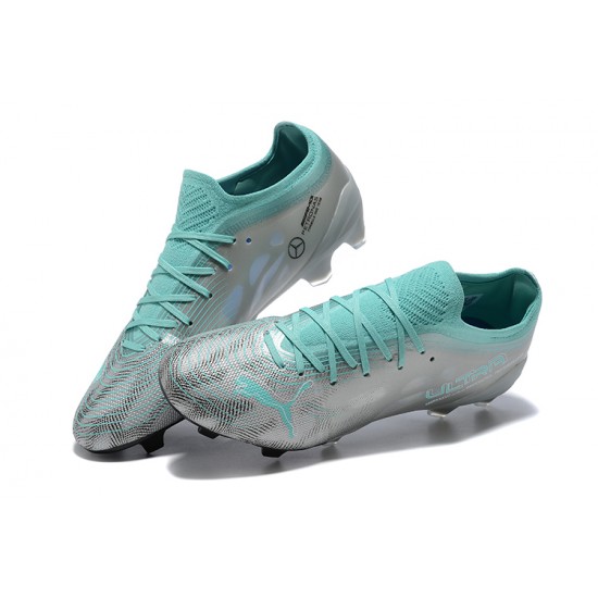 Kopacky Puma Ultra 1 4 Instinct FG Zlato Modrý Low Pánské