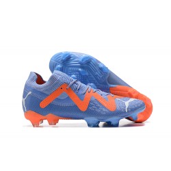 Kopacky Puma Ultra Ultimate FG Modrý Oranžovýý Bílý Low Pánské 