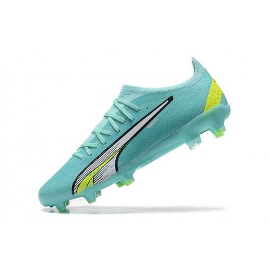 Kopacky Puma Ultra Ultimate FG LightZelená Žlutý Černá Low Pánské