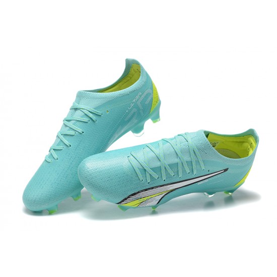 Kopacky Puma Ultra Ultimate FG LightZelená Žlutý Černá Low Pánské