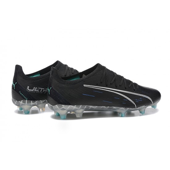 Kopacky Puma Ultra Ultimate FG Low Černá Modrý Pánské