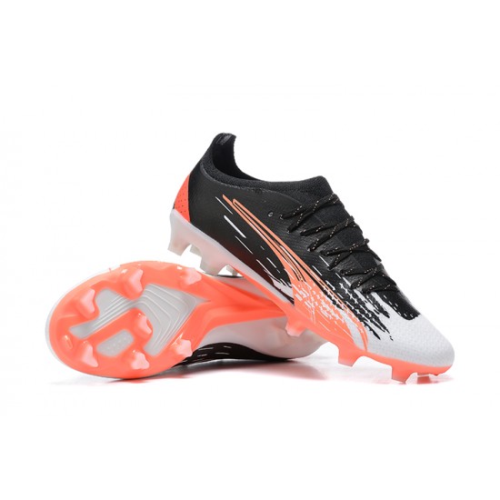 Kopacky Puma Ultra Ultimate FG Low Černá Bílý Červené Pánské