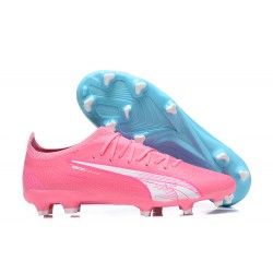 Kopacky Puma Ultra Ultimate FG Low Modrý Růžový Pánské 