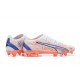 Kopacky Puma Ultra Ultimate FG Low Modrý Bílý Oranžovýý Pánské