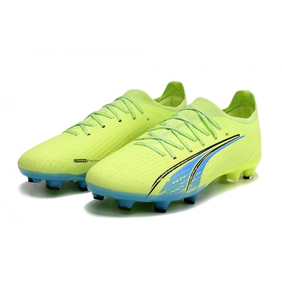 Kopacky Puma Ultra Ultimate FG Low Zelená Turqoise Pánské