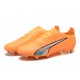 Kopacky Puma Ultra Ultimate FG Low Oranžovýý Modrý Pánské