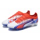 Kopacky Puma Ultra Ultimate FG Low Bílý Modrý Červené Pánské