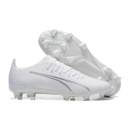 Kopacky Puma Ultra Ultimate FG Low Bílý Pánské 