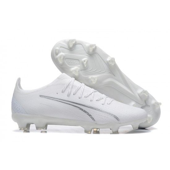 Kopacky Puma Ultra Ultimate FG Low Bílý Pánské