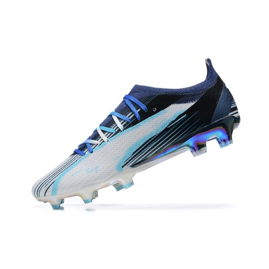 Kopacky Puma Ultra Ultimate FG Bílý BLue LightModrý Žlutý Nachový Low Pánské