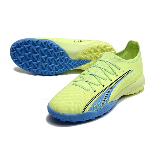 Kopacky Puma Ultra Ultimate TF Low Modrý Zelená Pánské