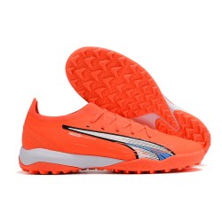 Kopacky Puma Ultra Ultimate TF Low Červené Bílý Pánské 