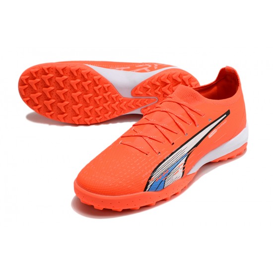 Kopacky Puma Ultra Ultimate TF Low Červené Bílý Pánské