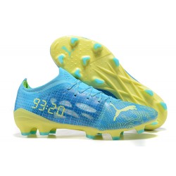 Kopacky Puma ultra 1.4 FG Low Modrý Žlutý And Zelená Pánské 