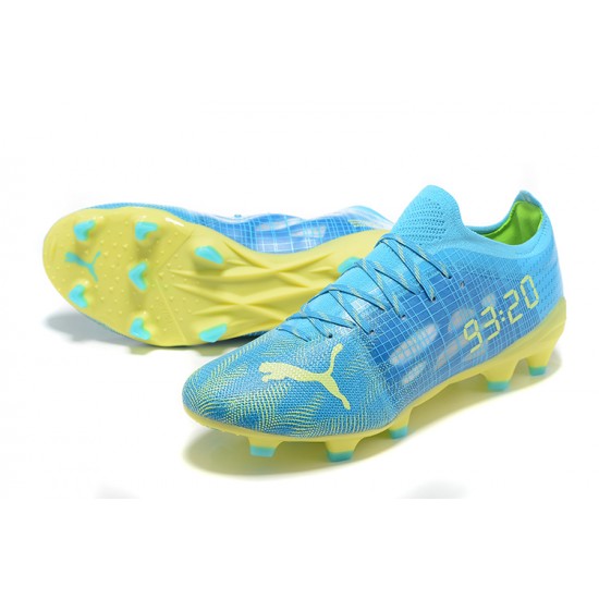 Kopacky Puma ultra 1.4 FG Low Modrý Žlutý And Zelená Pánské