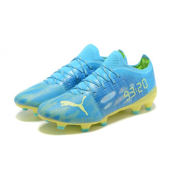 Kopacky Puma ultra 1.4 FG Low Modrý Žlutý And Zelená Pánské