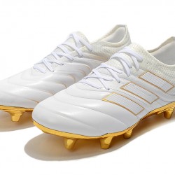 Kopačky Adidas Copa 20.1 FG Bílá Zlato 39-45
