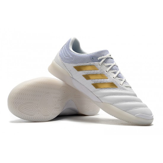 Kopačky Adidas Copa 20.1 IN Bílá Zlato 39-45