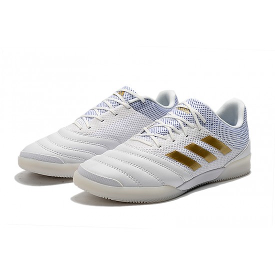 Kopačky Adidas Copa 20.1 IN Bílá Zlato 39-45