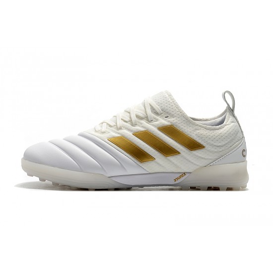 Kopačky Adidas Copa 20.1 TF Bílá Zlato 39-45