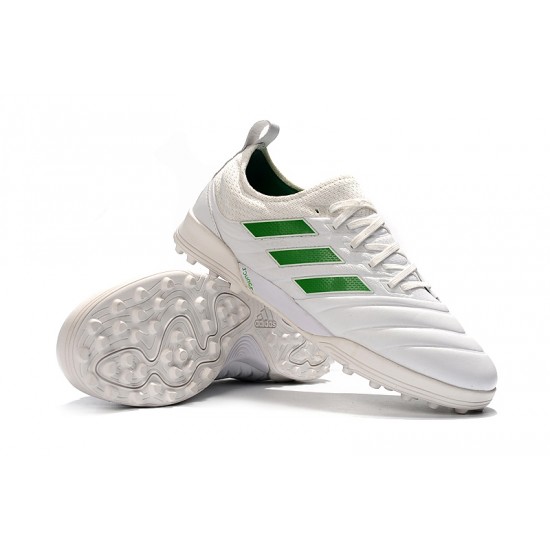 Kopačky Adidas Copa 20.1 TF Bílá Zelená 39-45