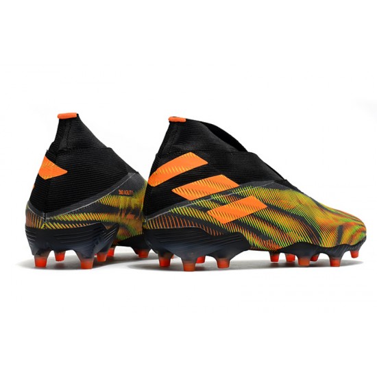 Kopačky Adidas Nemeziz 19+ FG Černá oranžový Zelená 39-45