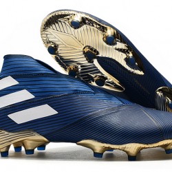 Kopačky Adidas Nemeziz 19+ FG Modrý Zlato Bílá 39-45