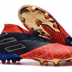 Kopačky Adidas Nemeziz 19+ FG Modrý Červené Černá 39-45