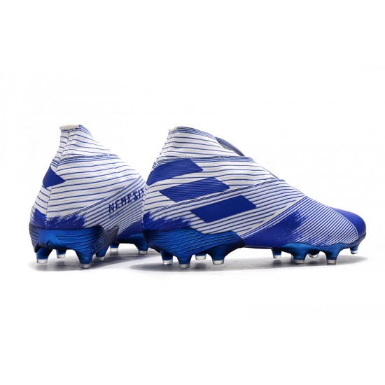 Kopačky Adidas Nemeziz 19+ FG Modrý Bílá 39-45