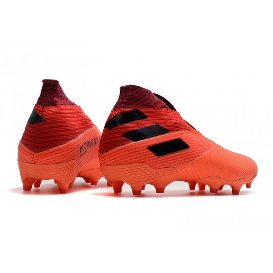 Kopačky Adidas Nemeziz 19+ FG Červené Černá 39-45