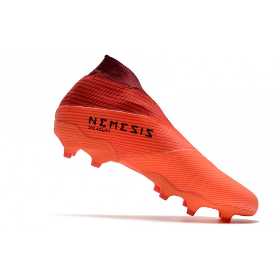 Kopačky Adidas Nemeziz 19+ FG Červené Černá 39-45