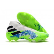 Kopačky Adidas Nemeziz 19+ FG Bílá Modrý Zelená 39-45