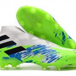 Kopačky Adidas Nemeziz 19+ FG Bílá Modrý Zelená 39-45