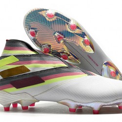 Kopačky Adidas Nemeziz 19+ FG Bílá Rainbow 39-45
